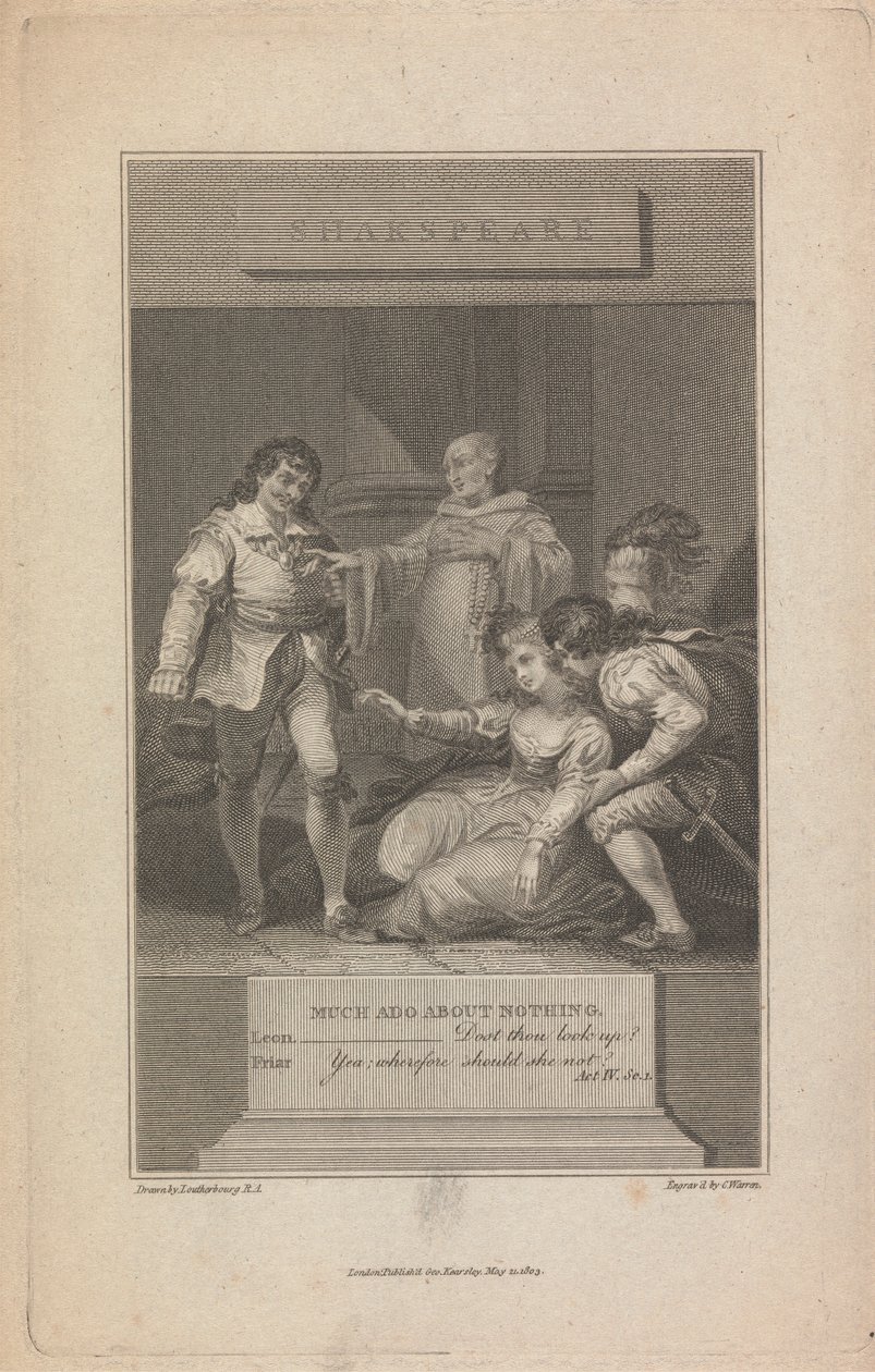 Much Ado... Act IV, Sc. 1 af Charles Warren