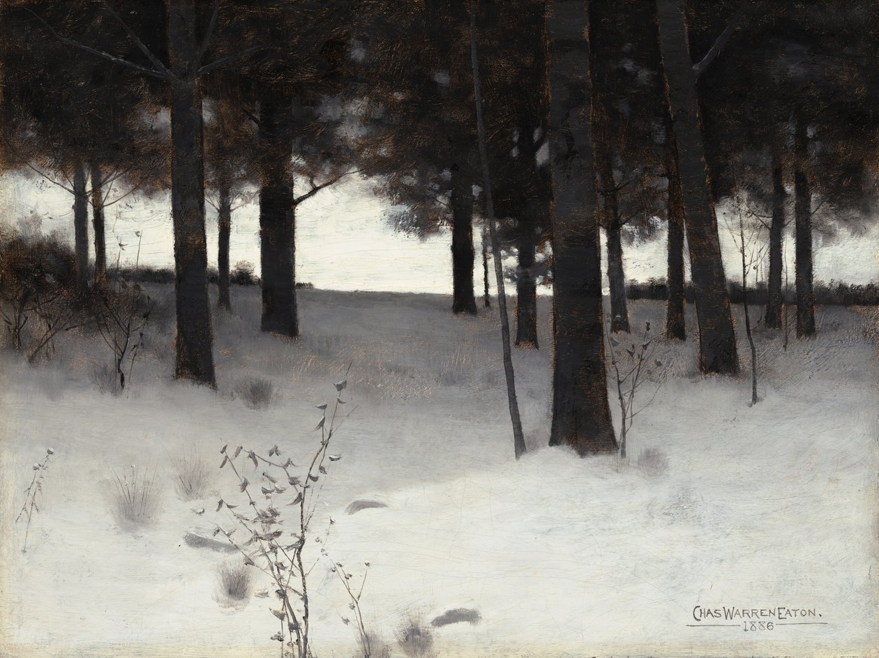 Skov om vinteren af Charles Warren Eaton