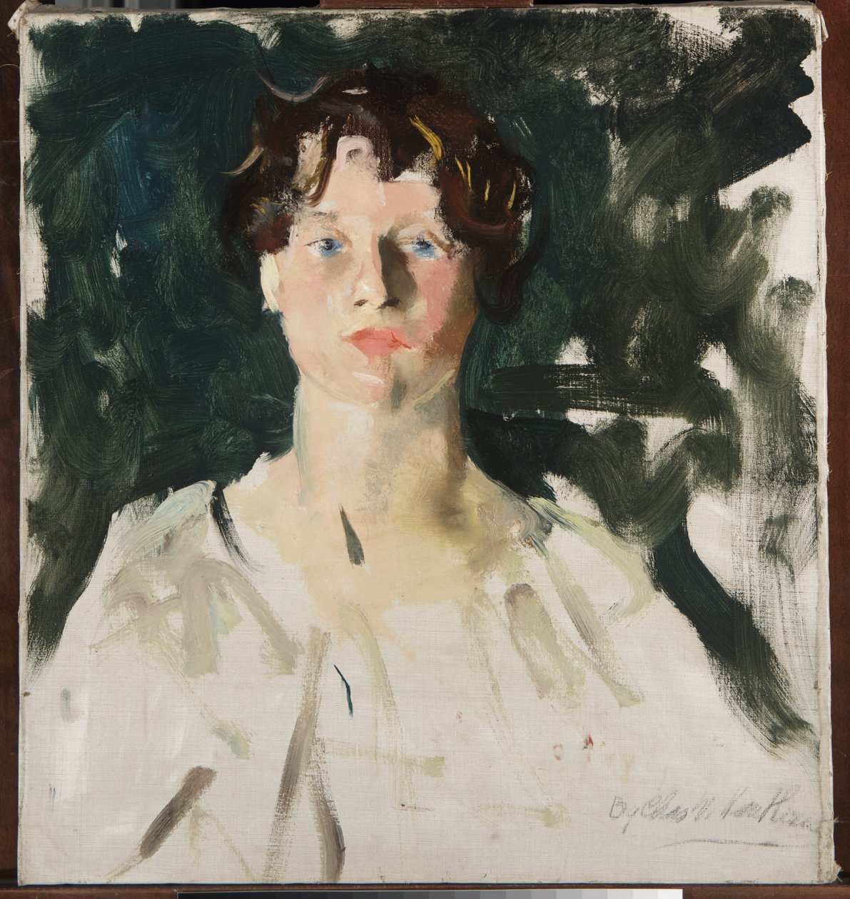 Portræt af en kvinde af Charles Webster Hawthorne