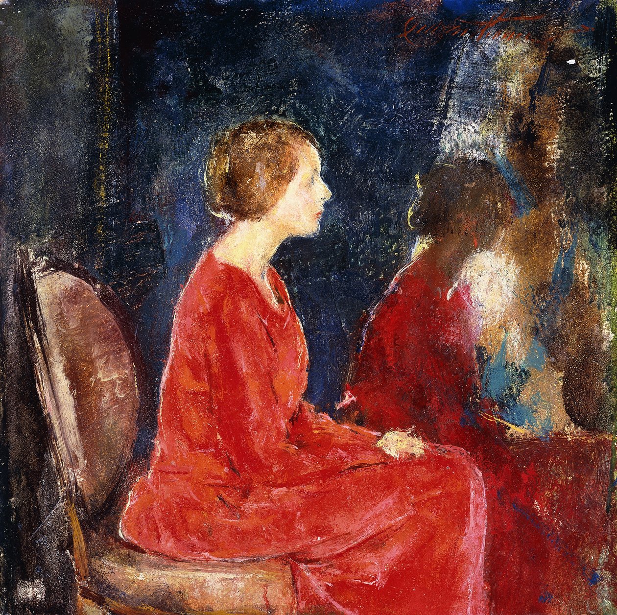 Den røde kjole af Charles Webster Hawthorne