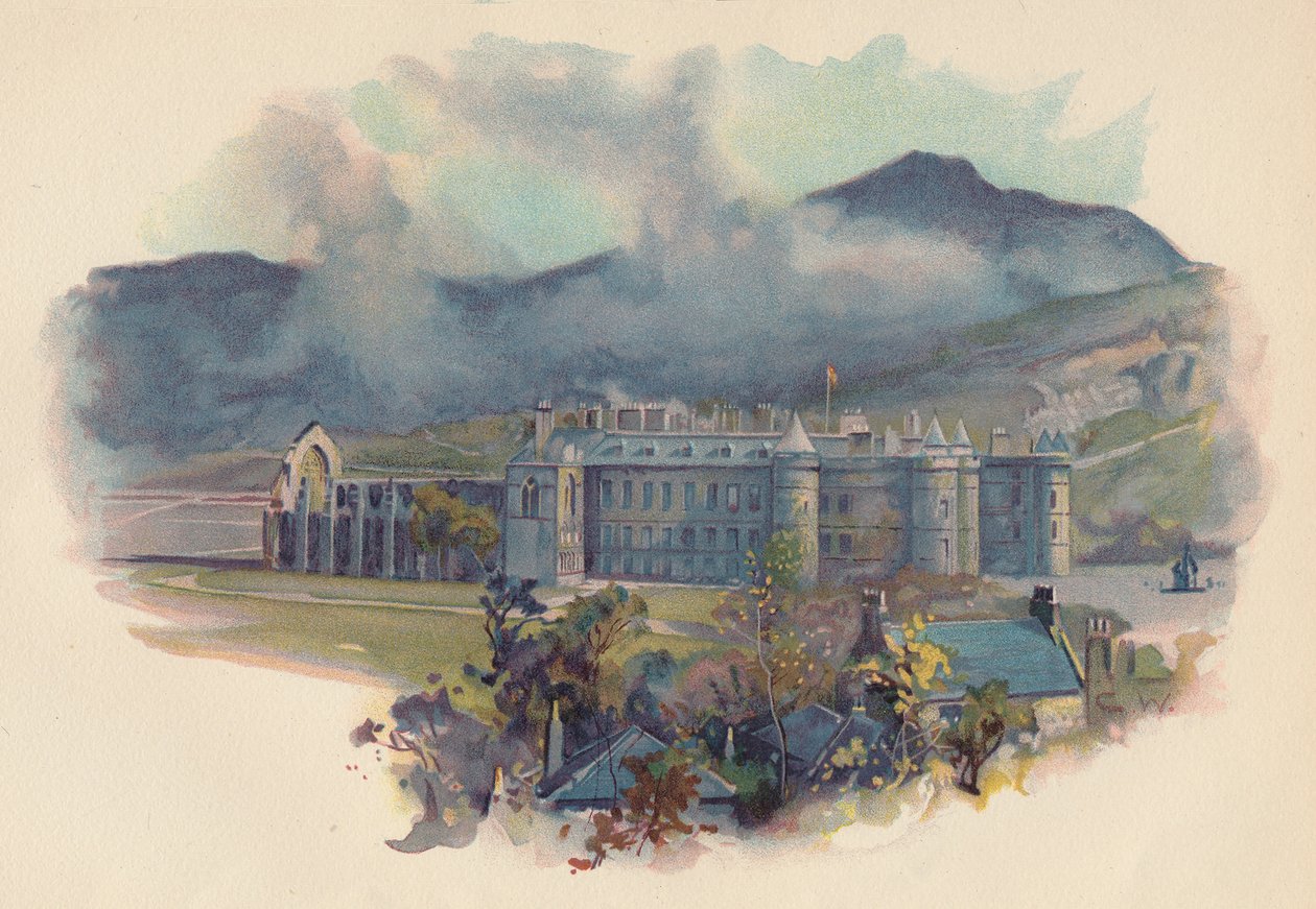 Holyrood Palace, c1890 af Charles Wilkinson