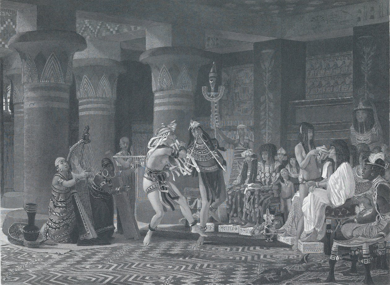 Tidsfordriv i det gamle Egypten, 1876. af Charles William Sharpe