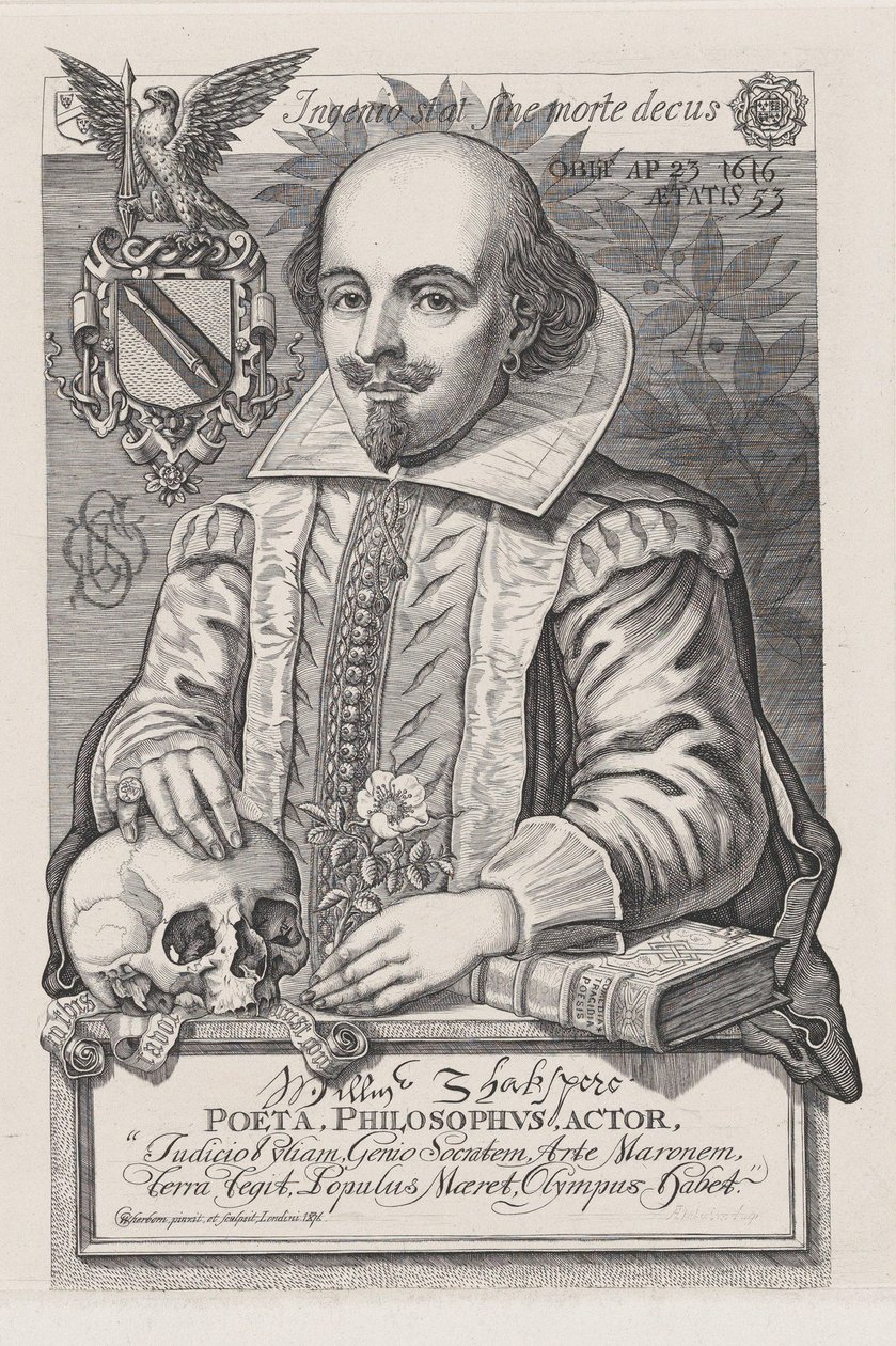 William Shakespeare, 1876. af Charles William Sherborn