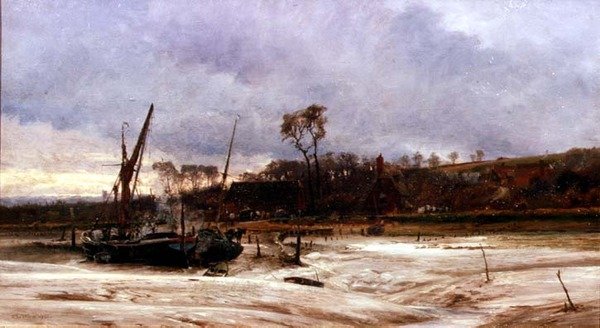 Rainham Quay af Charles William Wyllie