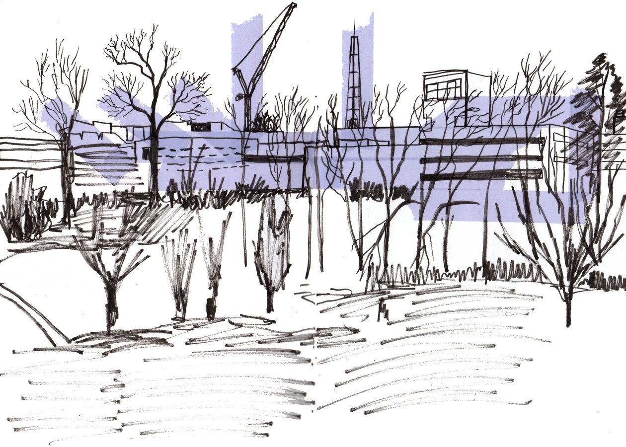 Sketchy Landscape, 2021 af Charlotte Orr