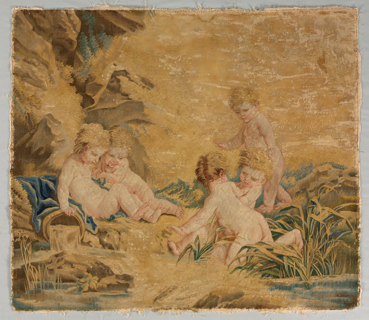 Leger børn: The Bath, 1700-tallet. af Charron