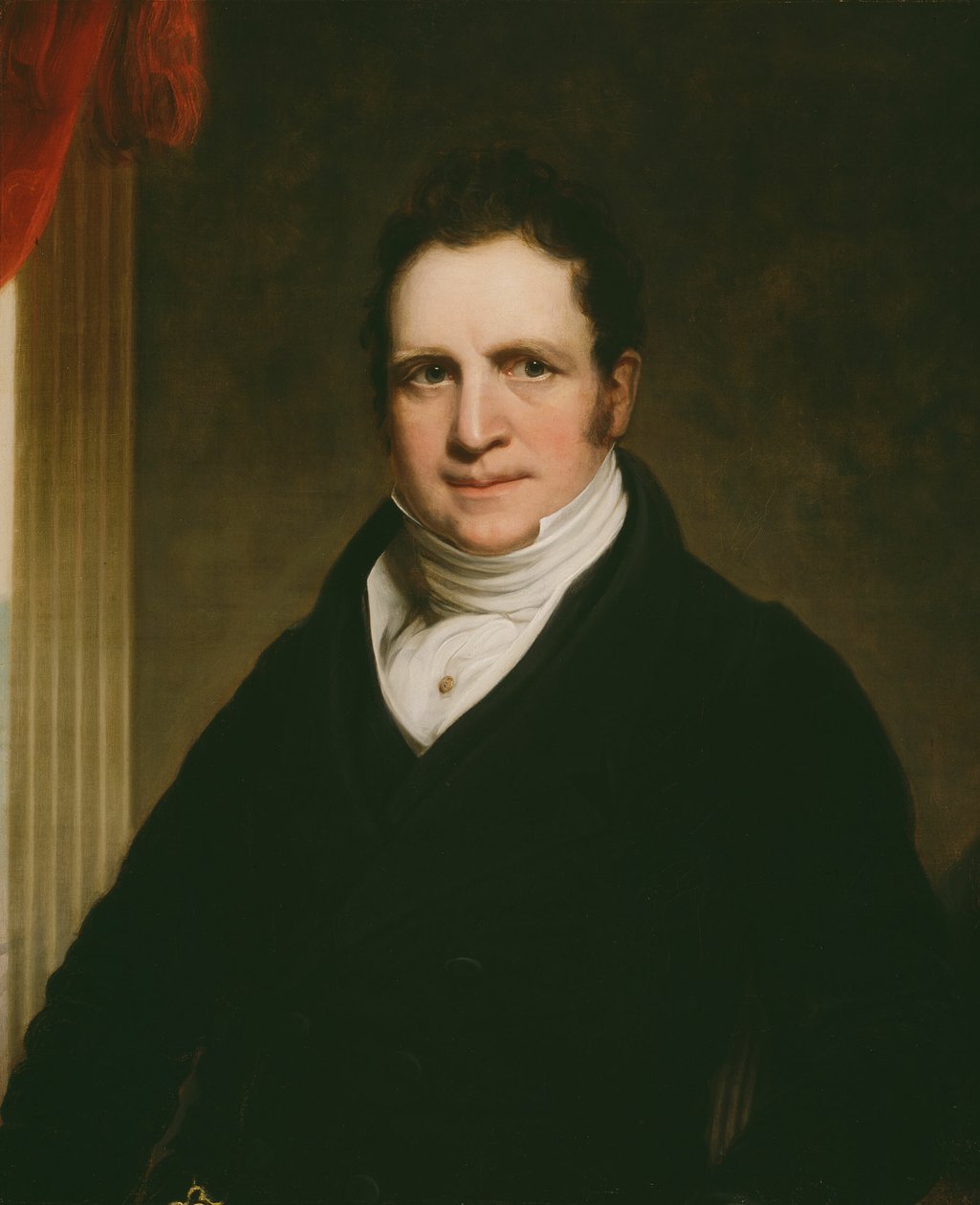 Thomas Abthorpe Cooper 1776-1849, ca. 1822. af Chester Harding