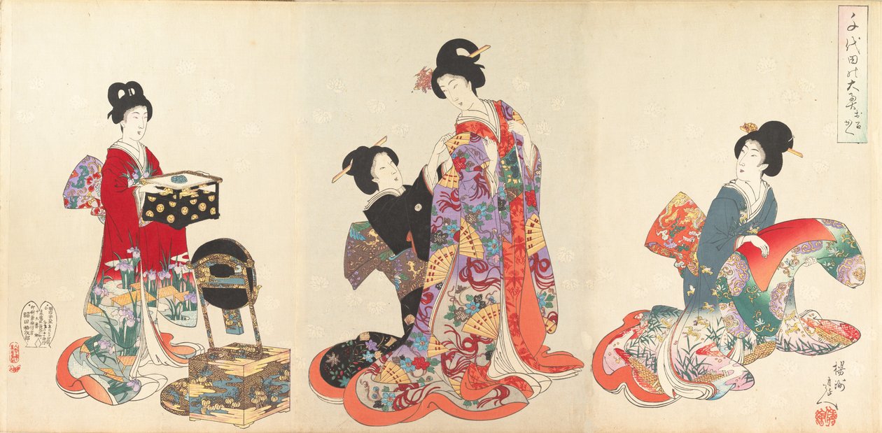 Chiyoda Castle Album of Women, 1895., 1895. af Chikanobu Yoshu