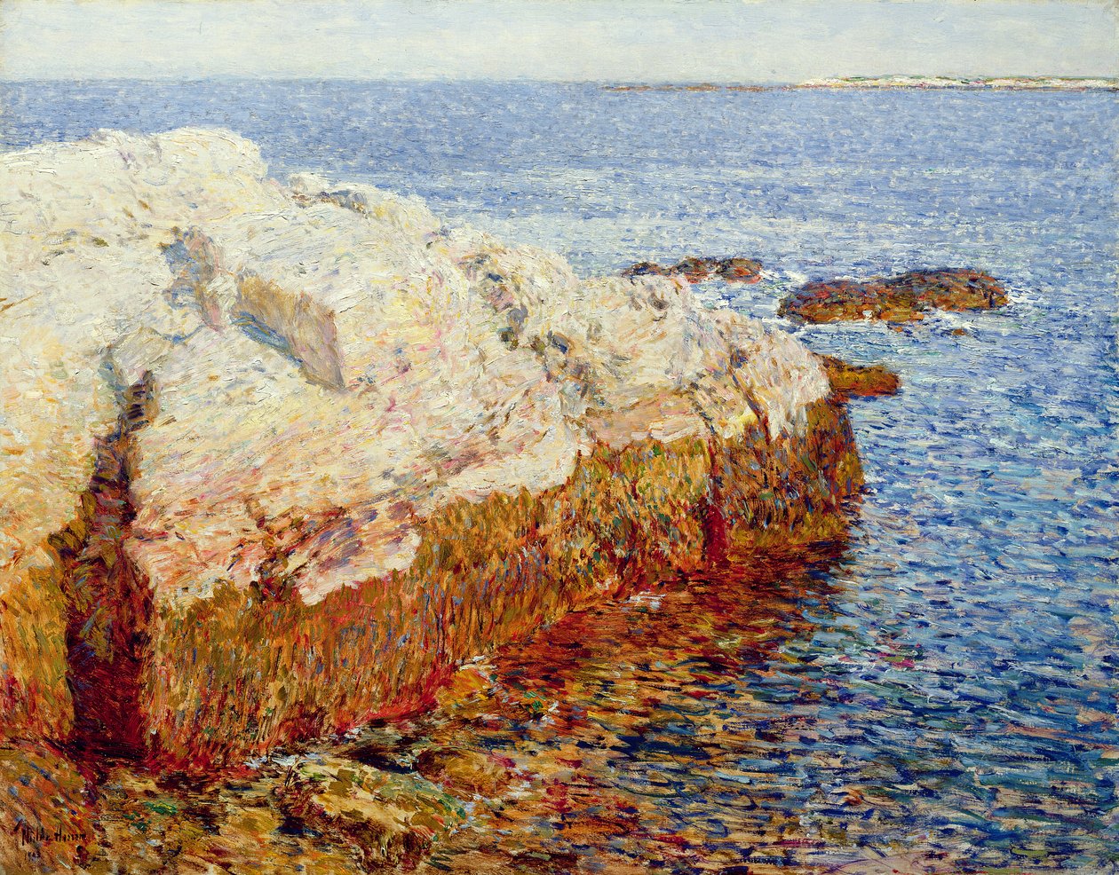 Cliff Rock, Appledore af Childe Frederick Hassam