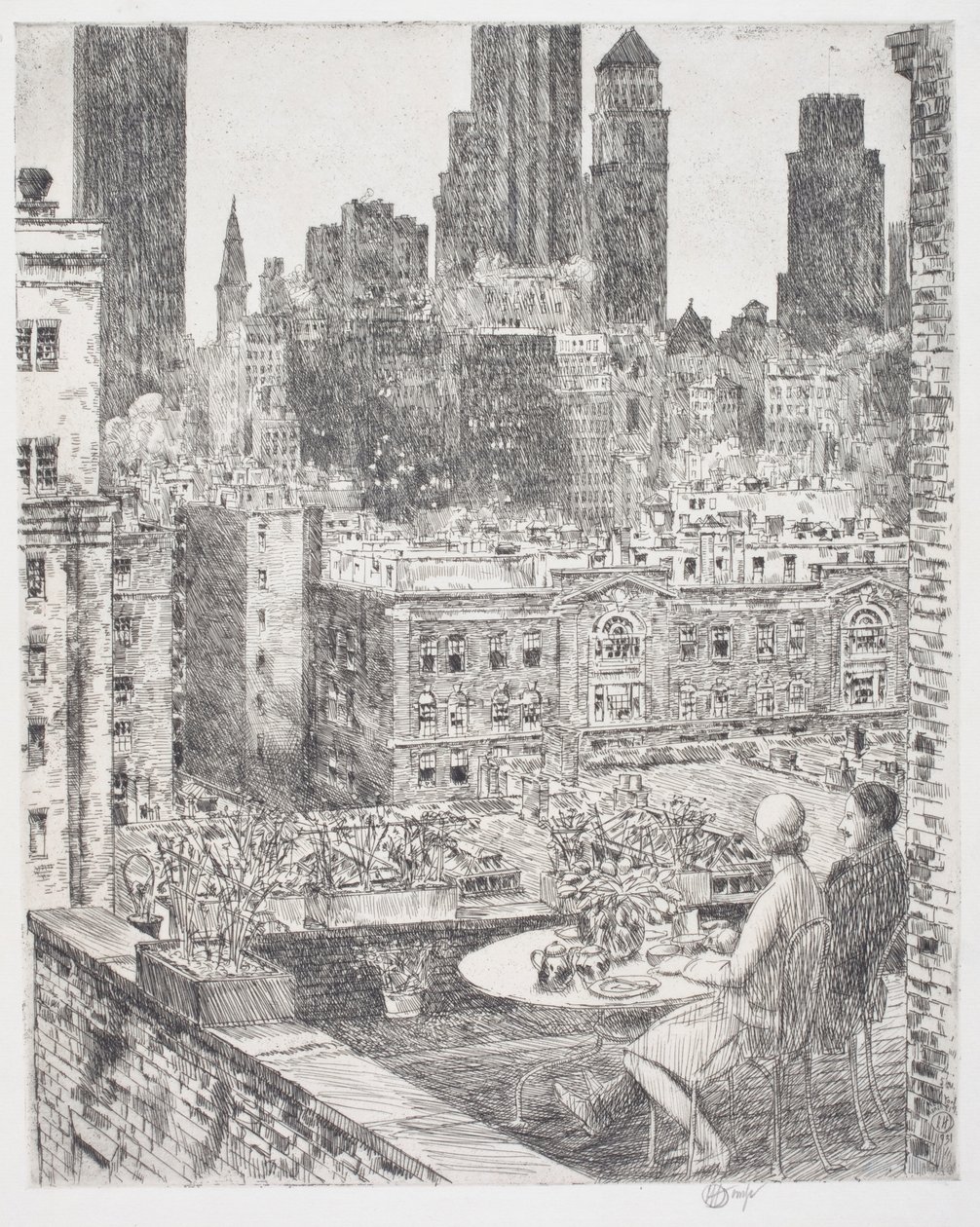 New York forår af Childe Frederick Hassam