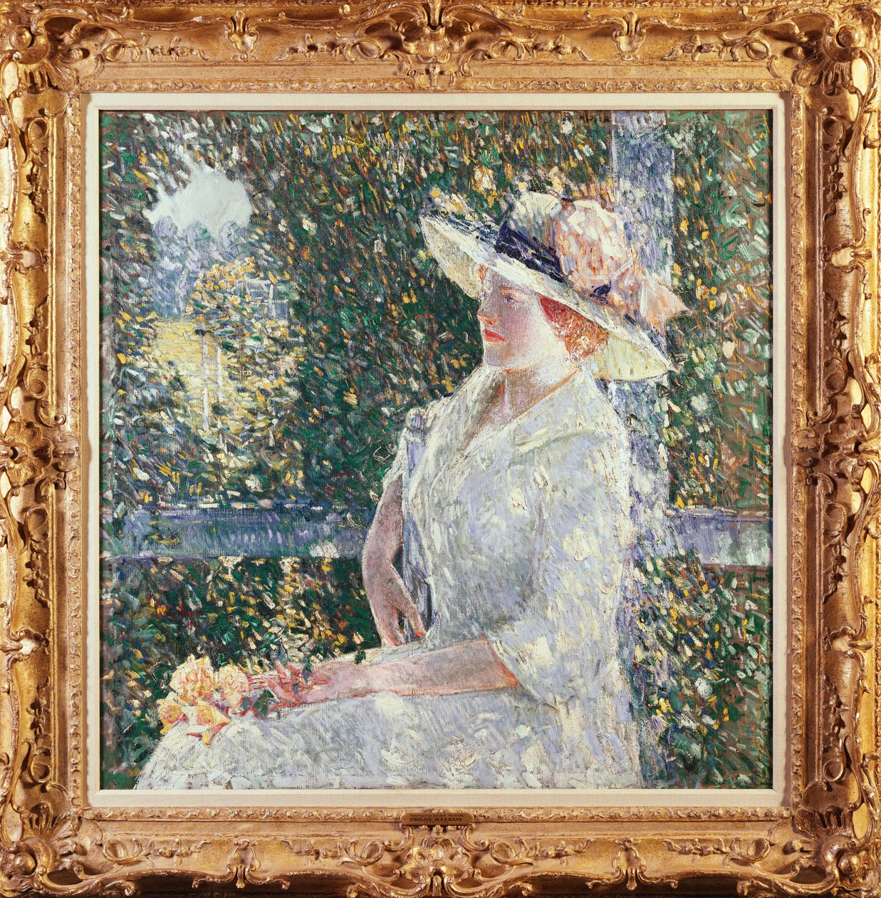 Portræt af Miss Weir af Childe Frederick Hassam
