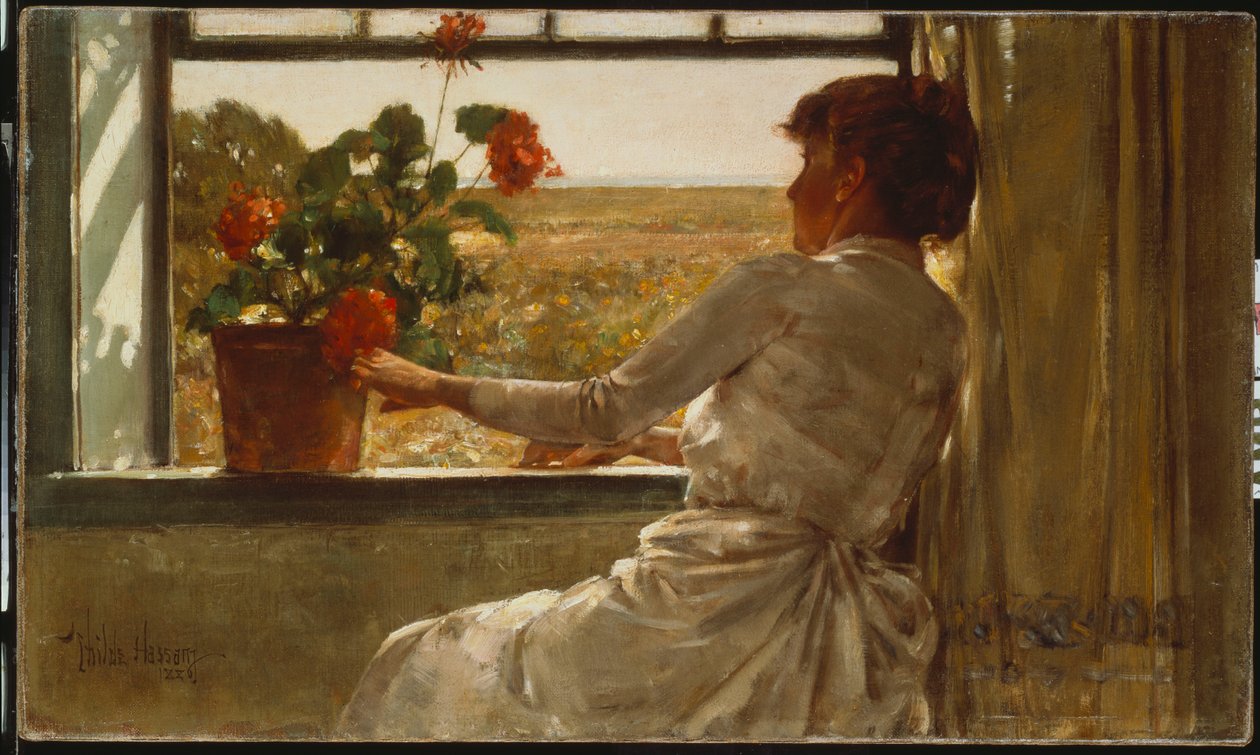 Sommeraften af Childe Frederick Hassam