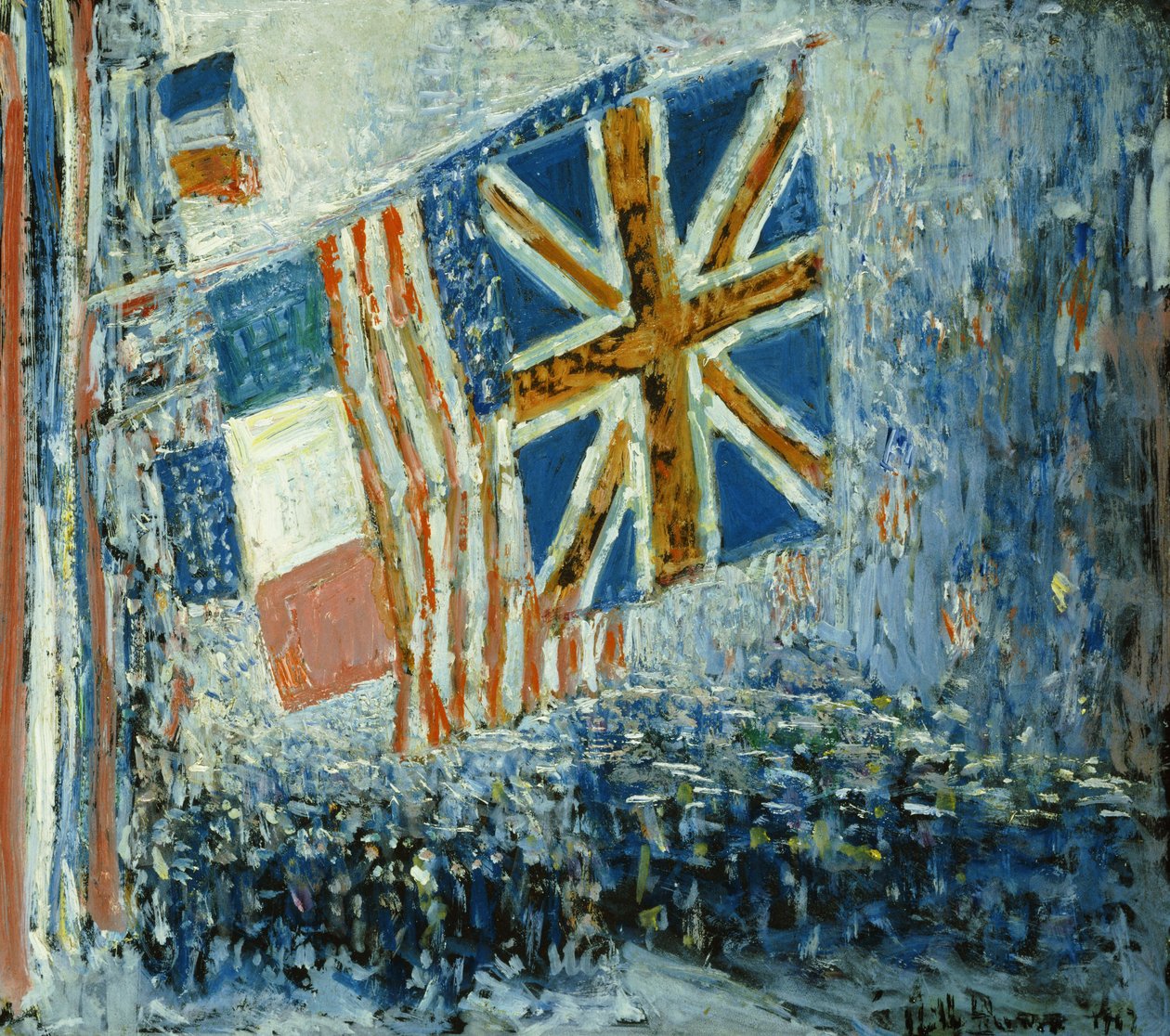 Den store parade af Childe Frederick Hassam