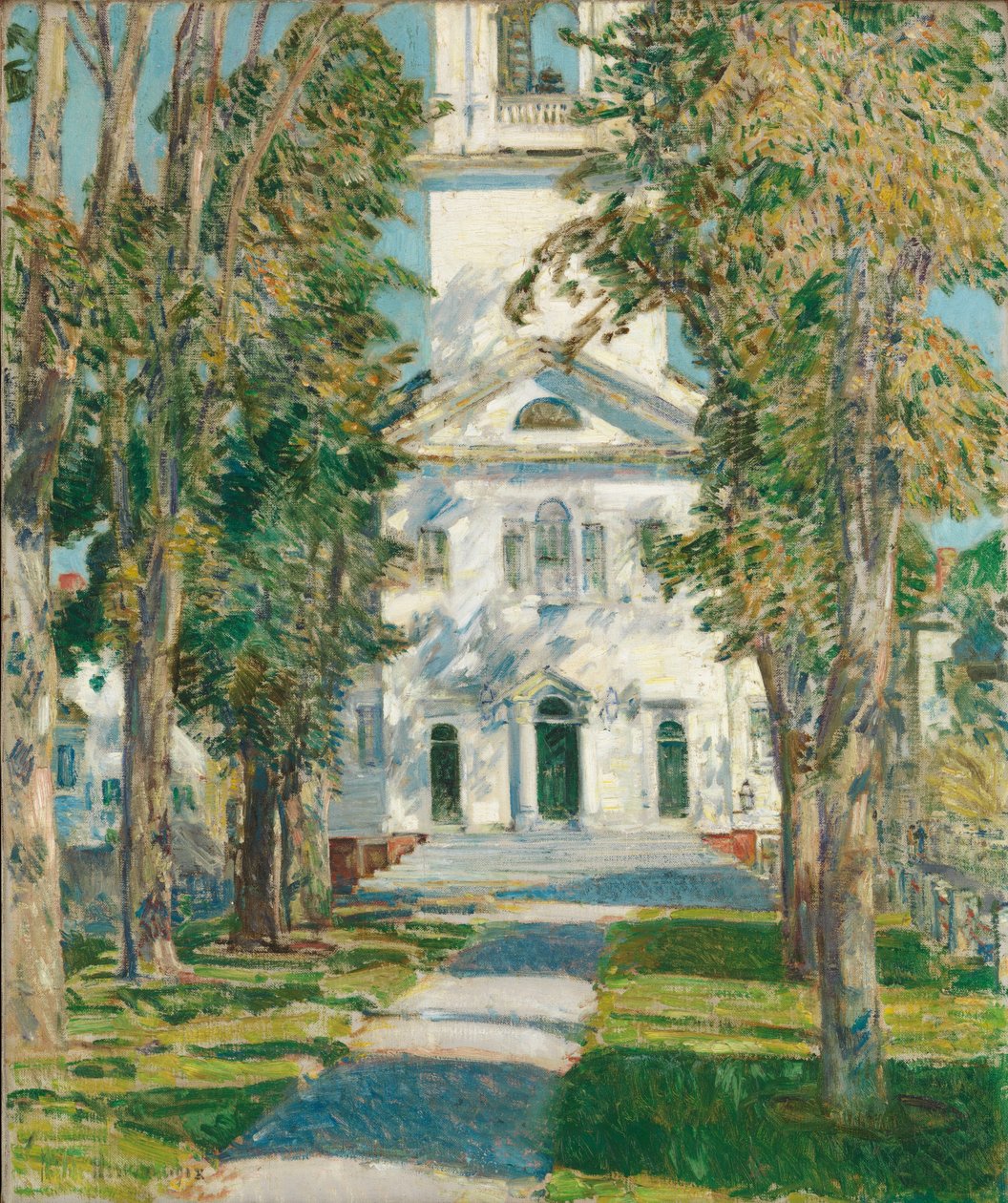 Kirken i Gloucester af Childe Frederick Hassam