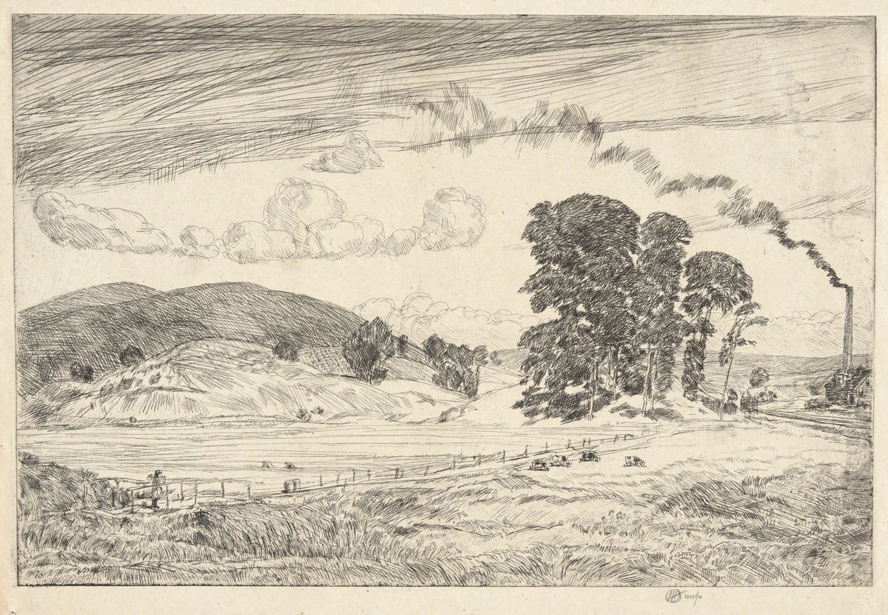 Danbury Hills, 1920 af Childe Hassam