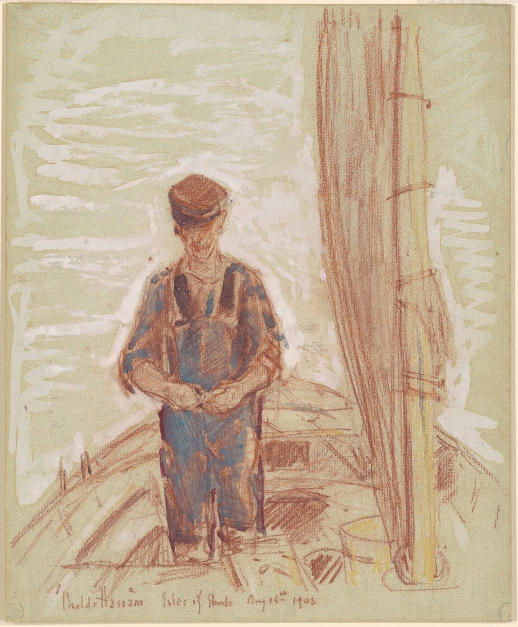 Fisherman, Isle of Shoals af Childe Hassam