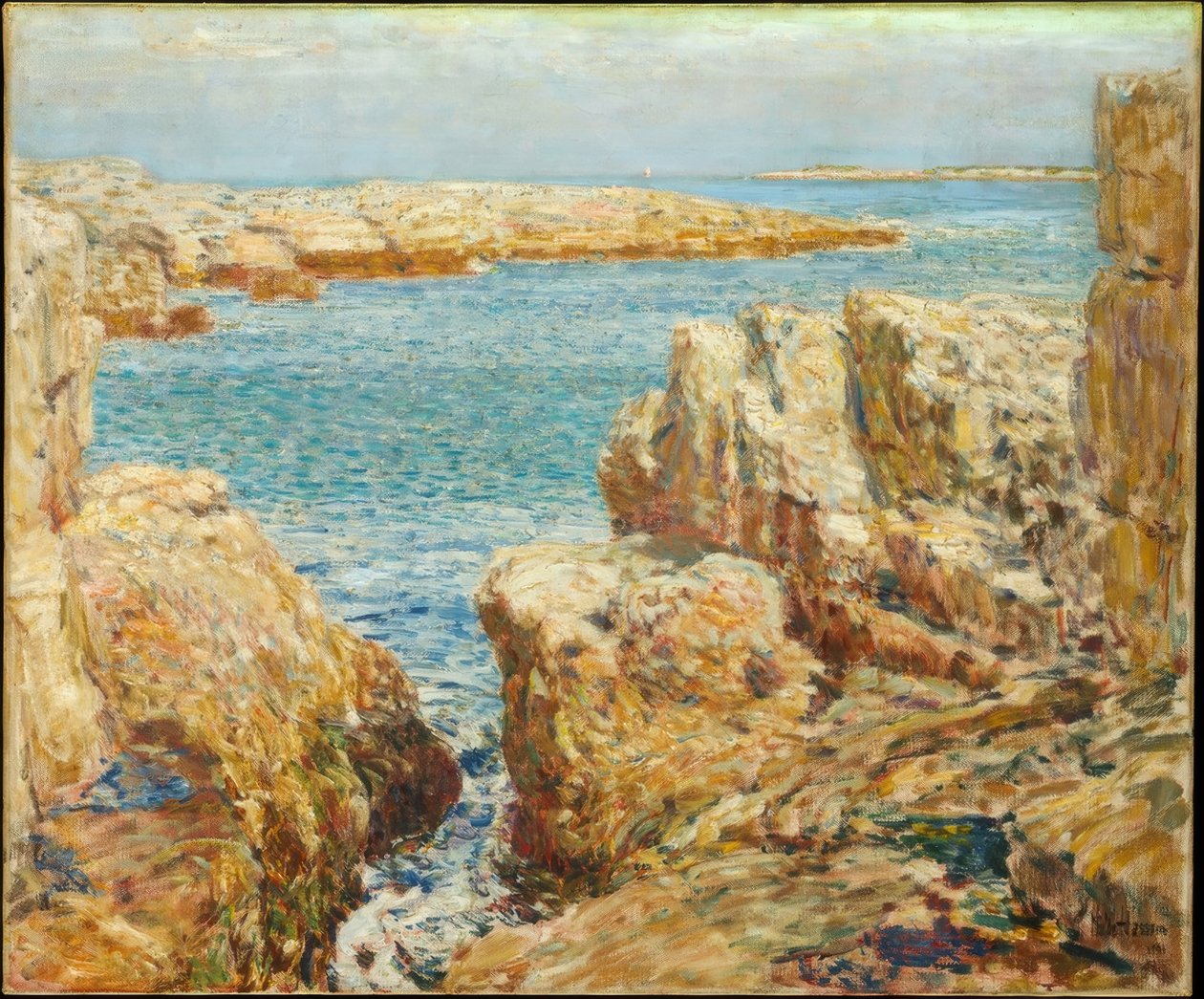 Kystscene, Isles of Shoals af Childe Hassam