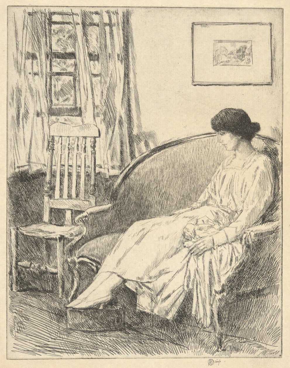 Åbn vindue af Childe Hassam