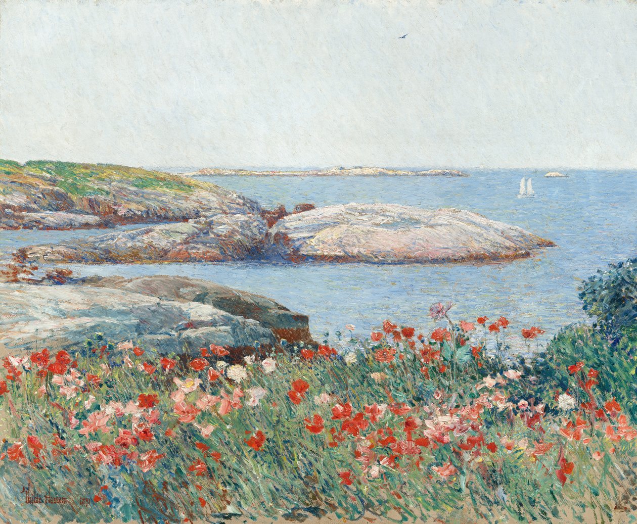 Valmuer, øer af stimer af Childe Hassam
