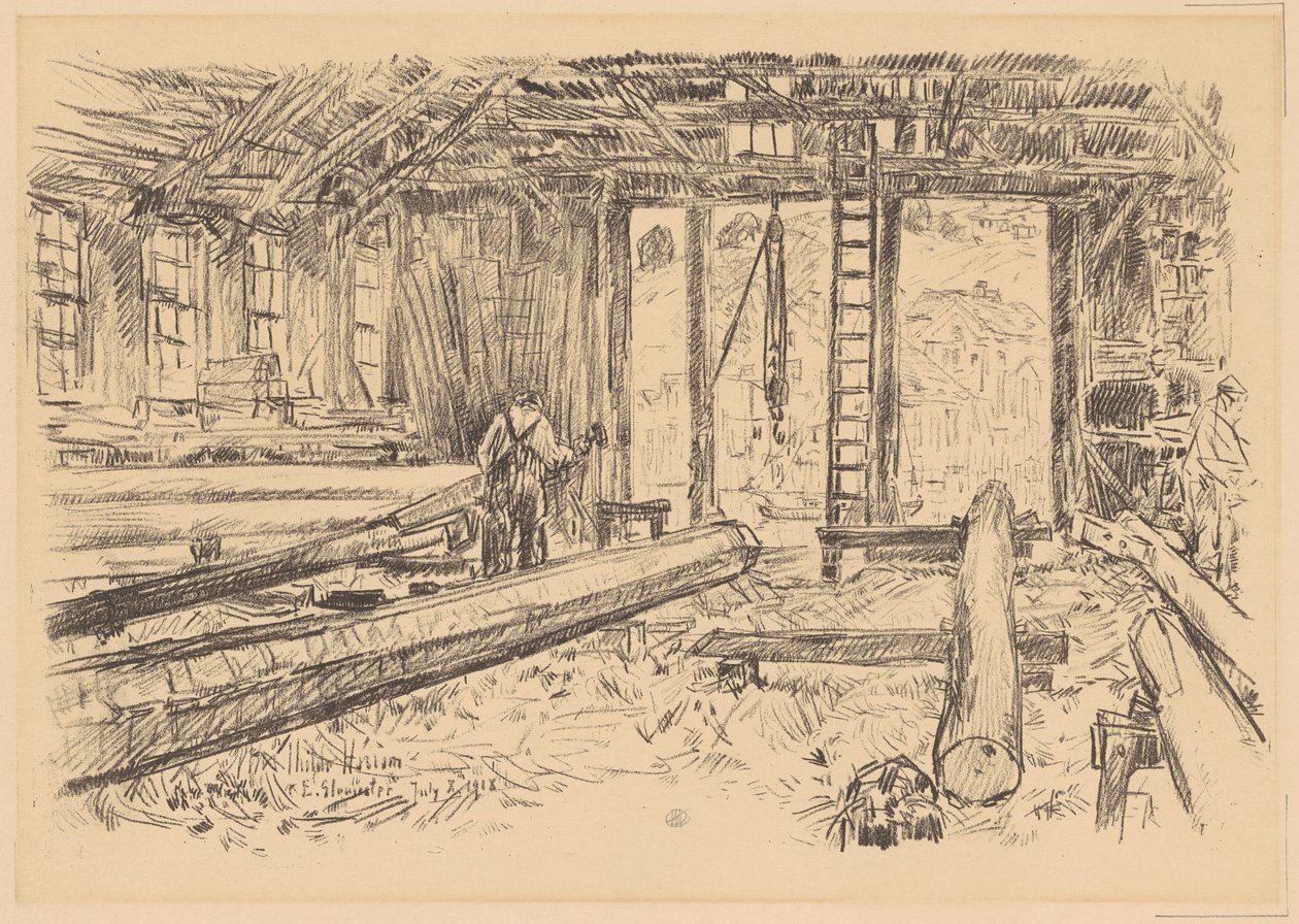 Spar-butikken, Gloucester af Childe Hassam