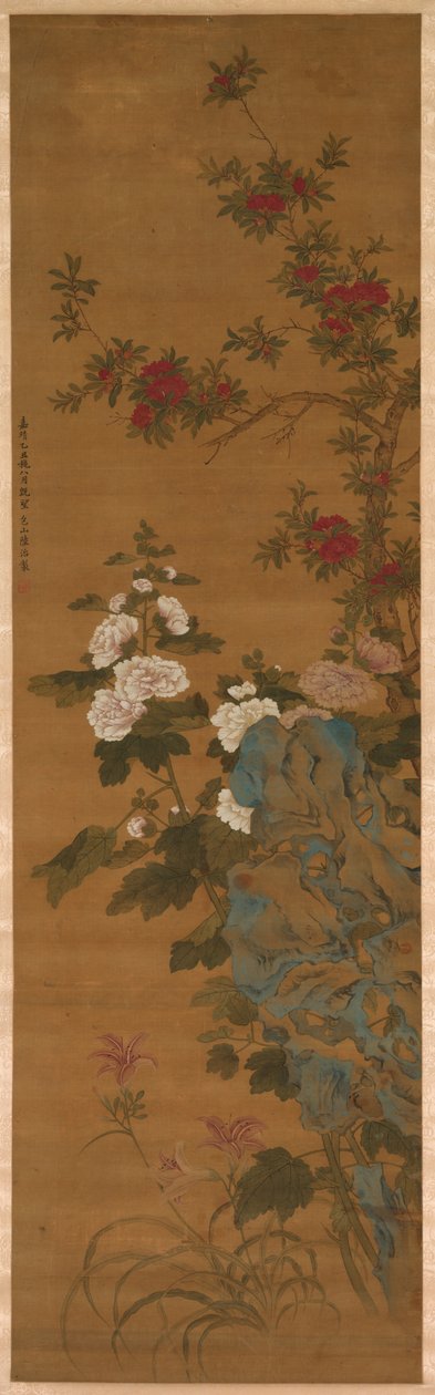 Blomster og klipper af China, Ming dynasty