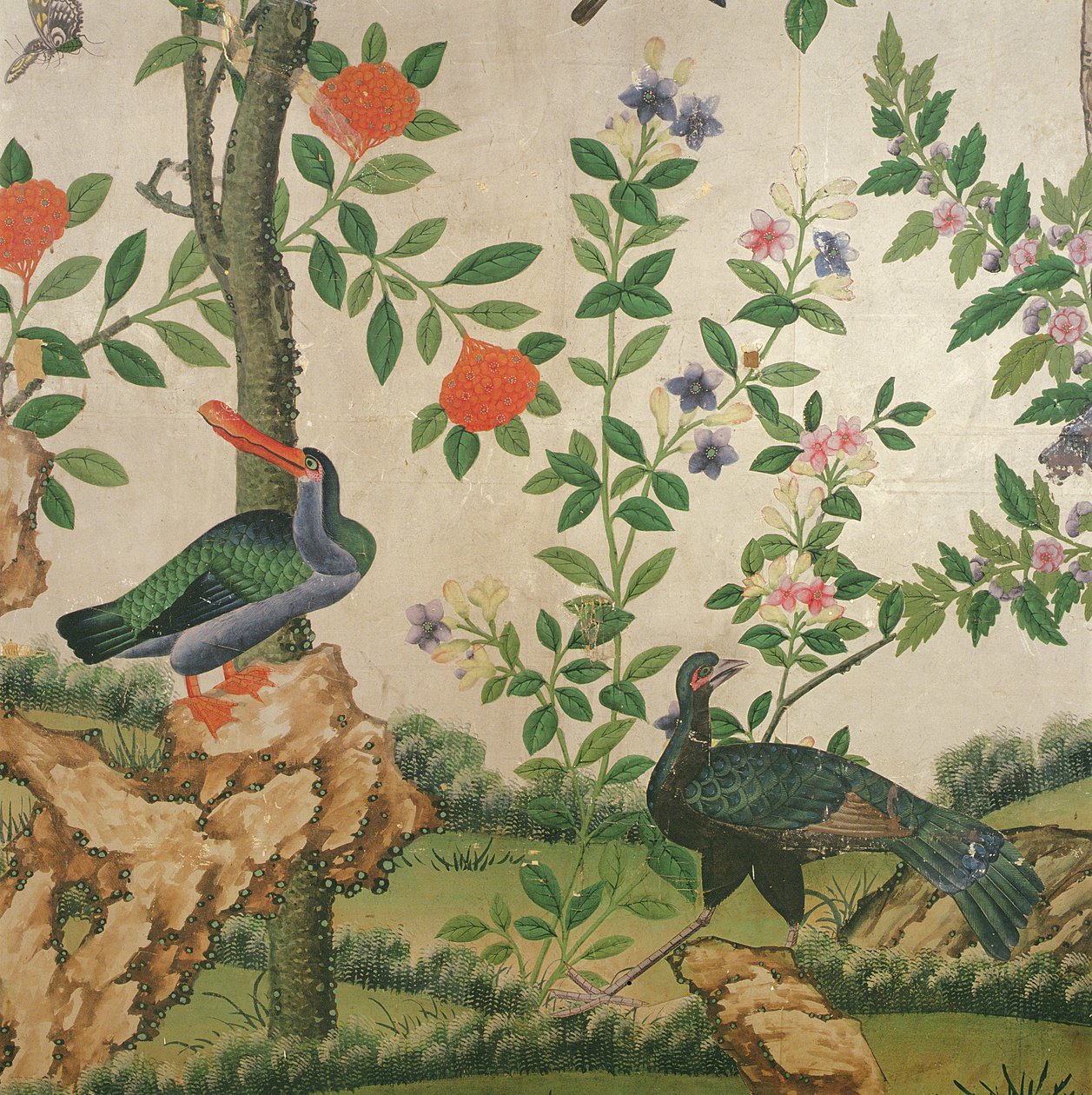 Fugletapet, ca. 1840 af Chinese School