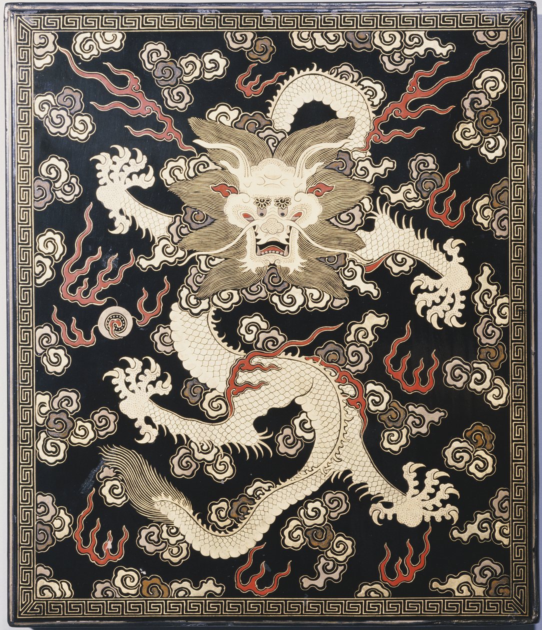 Blækkageæske og låg, Qianlong Period af Chinese School