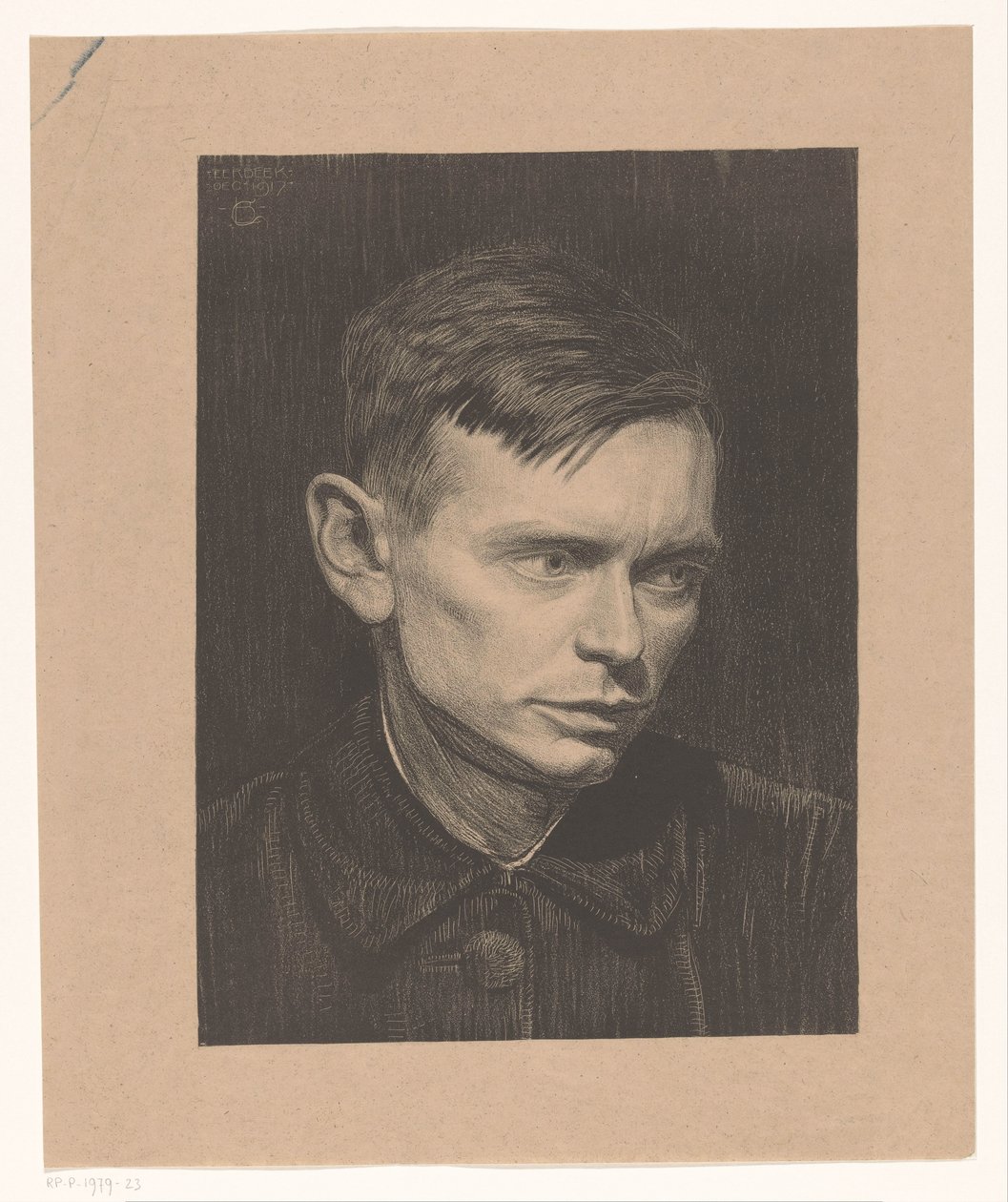 Portræt af Jan Mankes af Chris Lebeau