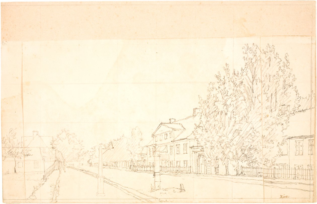 Morning View of Østerbro af Christen Købke
