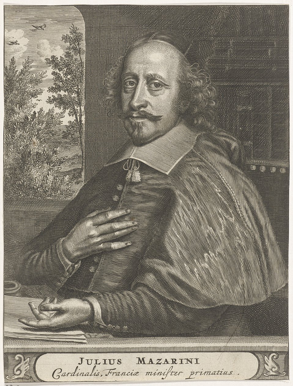 Portræt af kardinal Mazarin, 1660