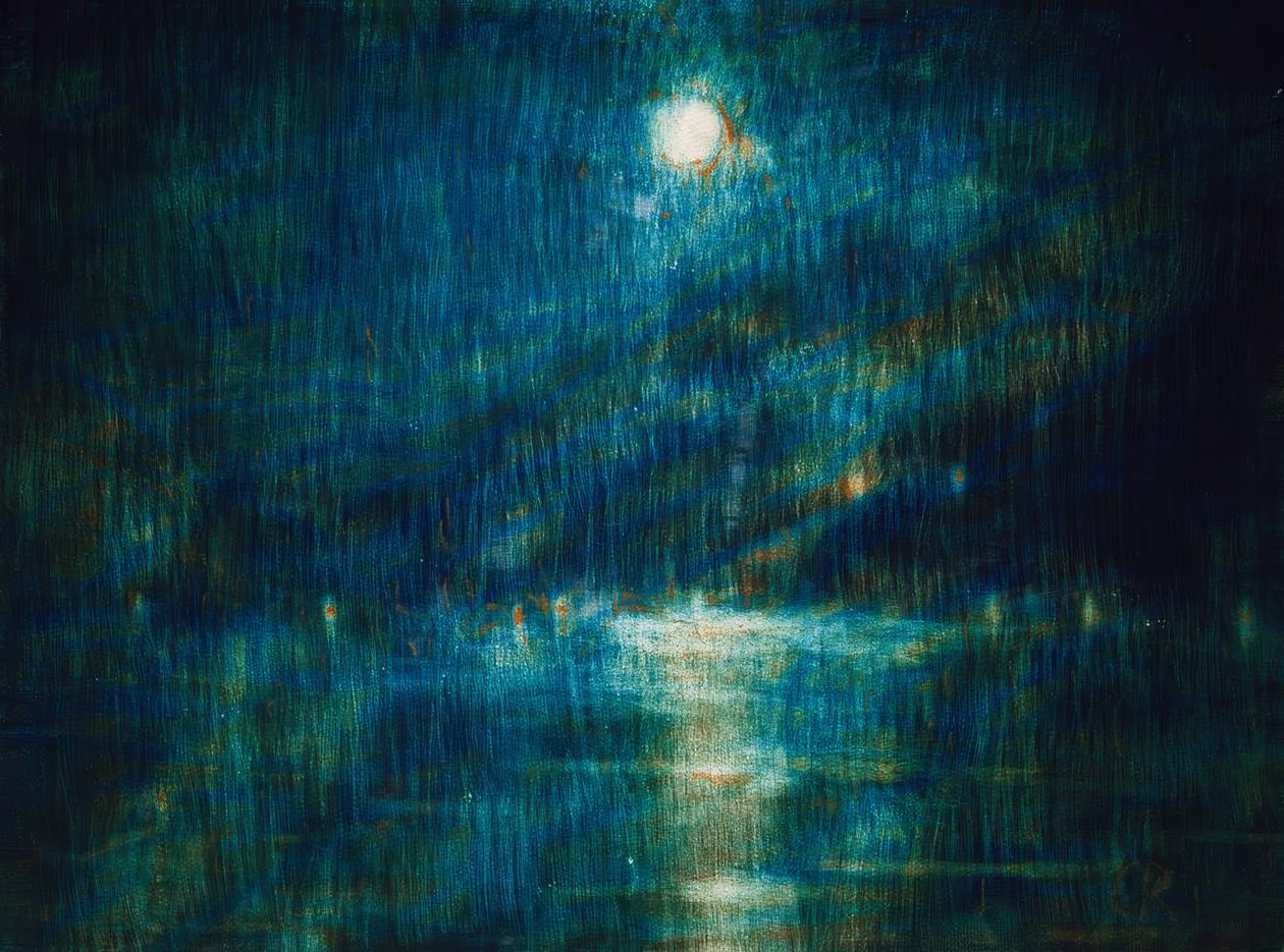 C.Rohlfs, Blue Moon Night (Ascona) af Christian Rohlfs