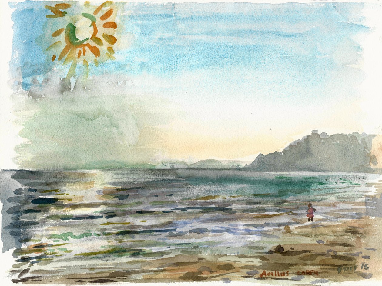 Arillas (akvarel) af Christian Furr