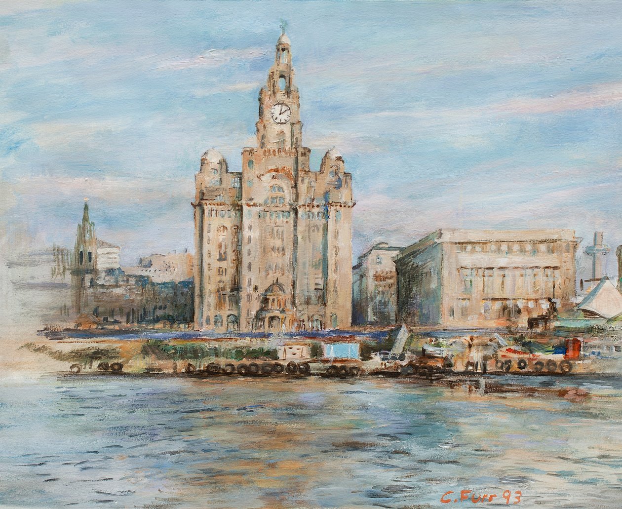 Liverpools skyline af Christian Furr