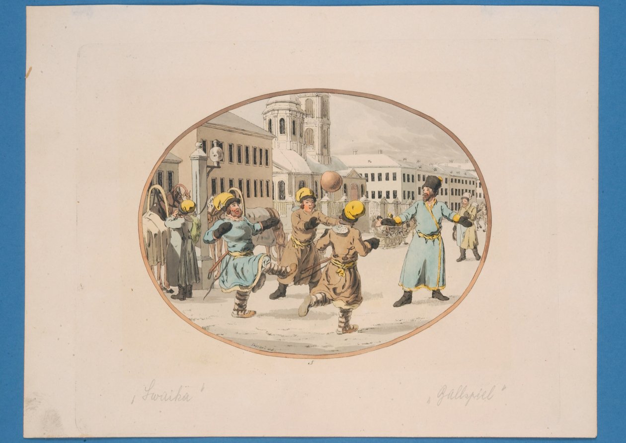 Boldspil, ca. 1910 af Christian Gottfried Geissler