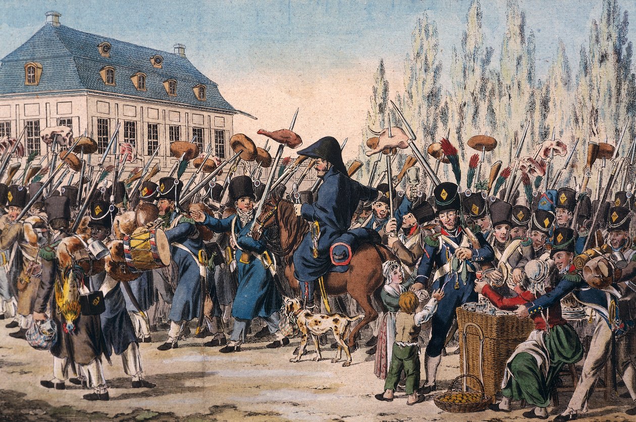 Fransk indtog i Jena den 14. oktober af Christian Gottfried Geissler