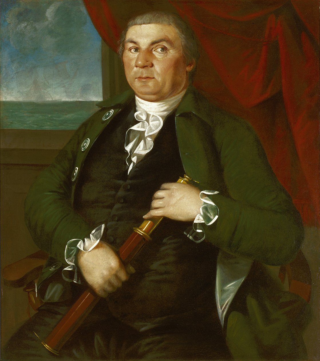 Kaptajn David Coats, ca. 1775 (olie på lærred) af Christian Gullager