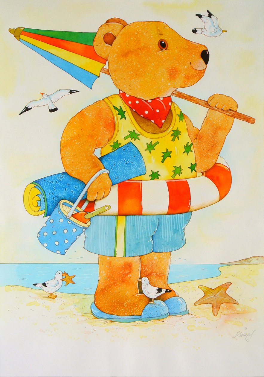 Ved stranden/ sommer af Christian Kaempf