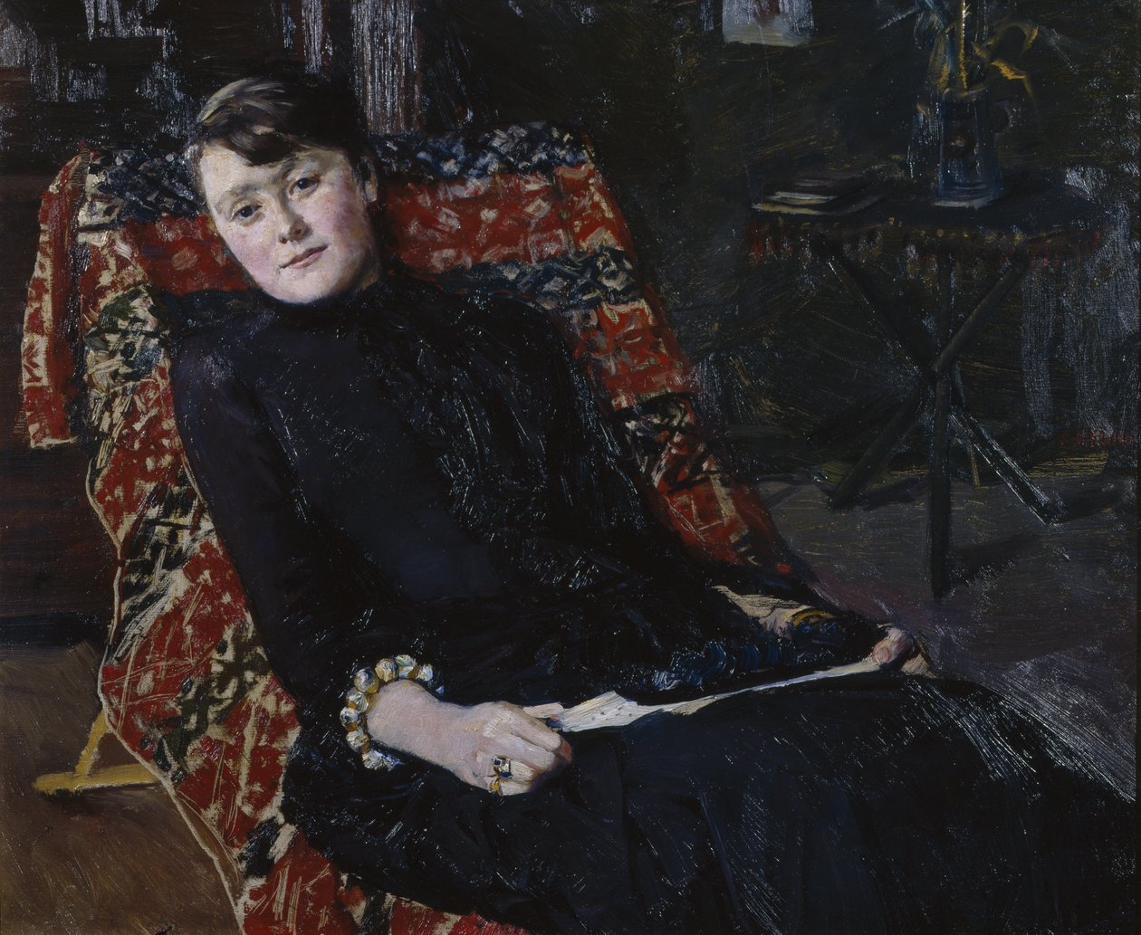 Skuespillerinde Constance Brown af Christian Krohg