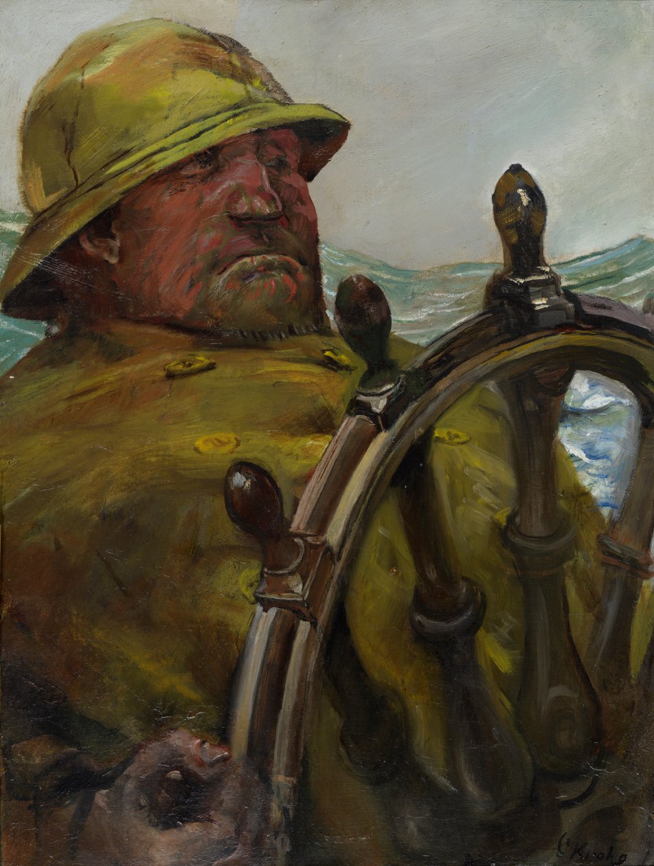 Ved roret af Christian Krohg