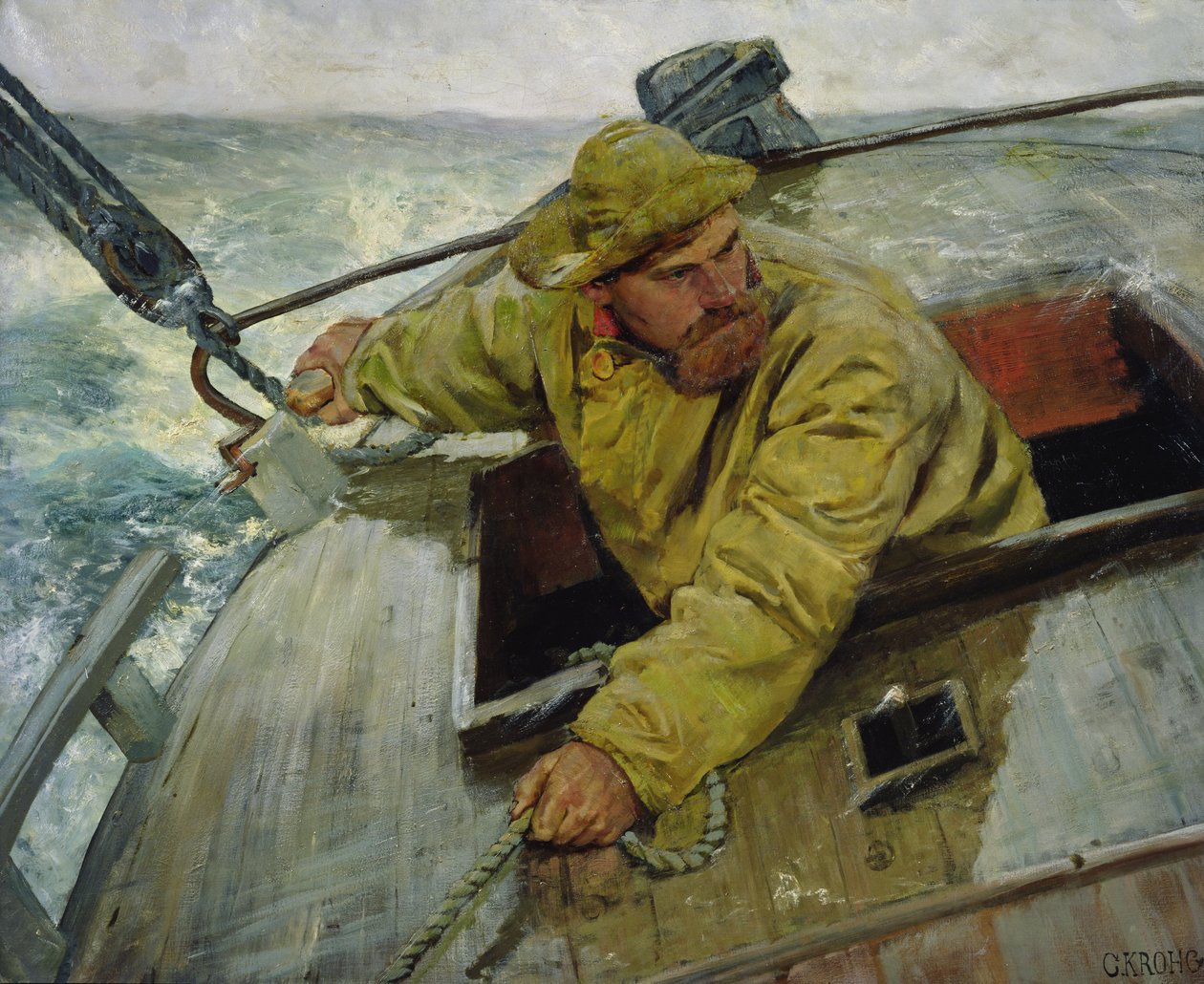 Hårde Alee af Christian Krohg