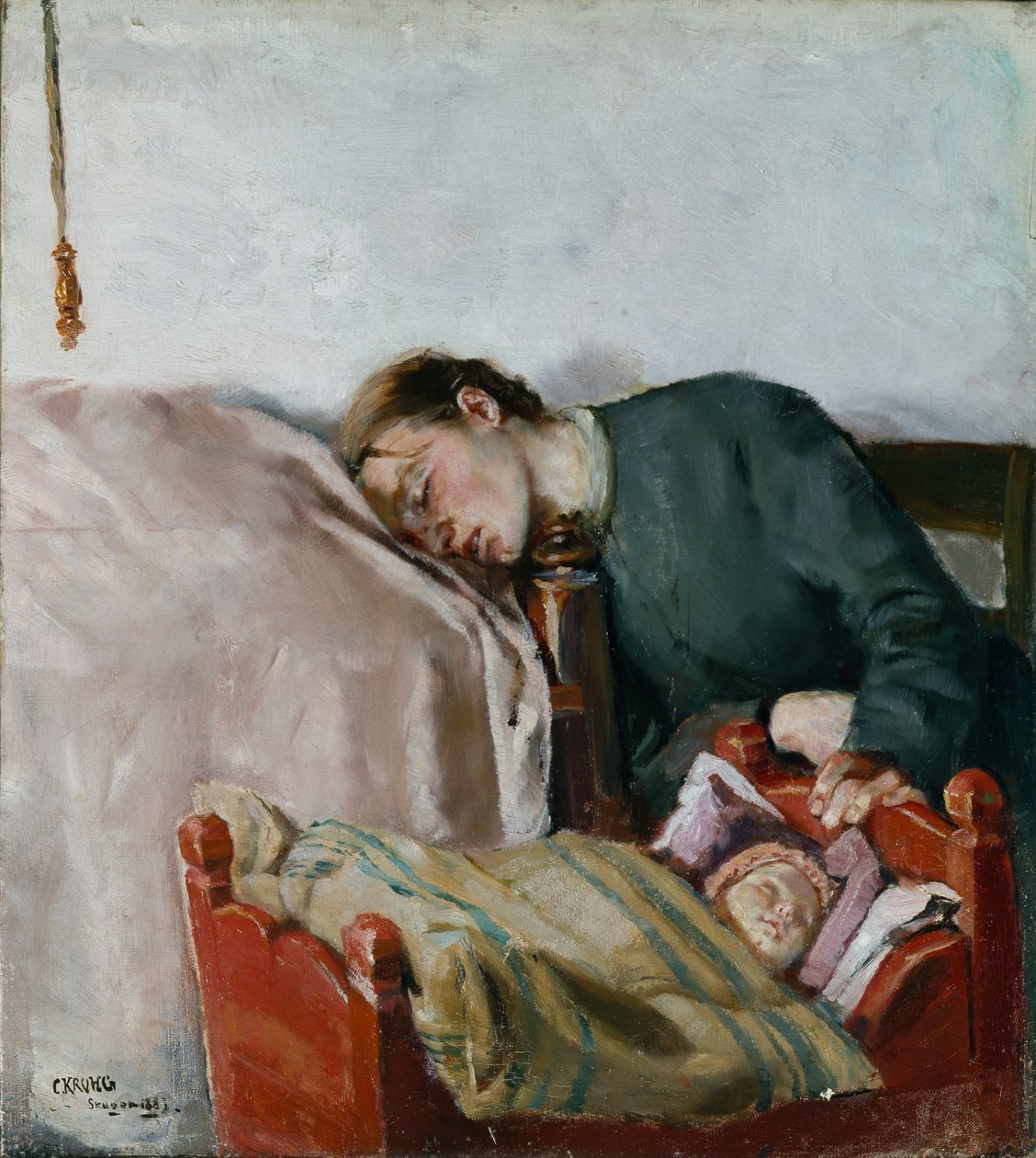 Mor og barn af Christian Krohg