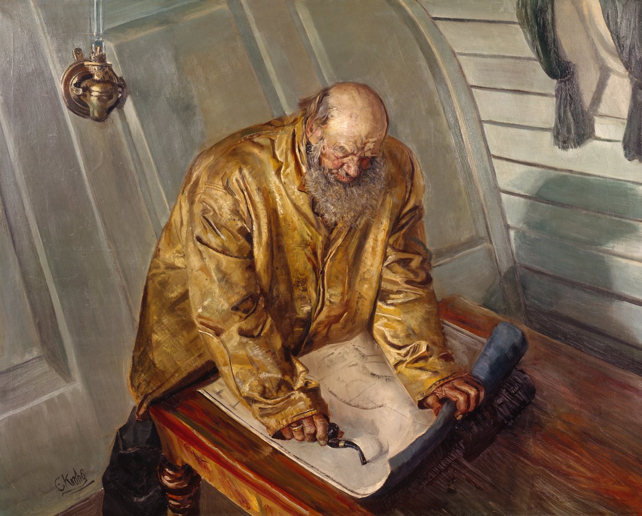 Mudret vand (olie på lærred) af Christian Krohg