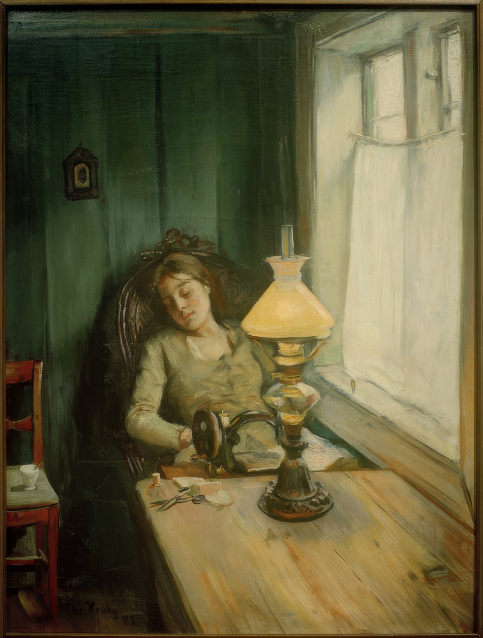Træt af Christian Krohg