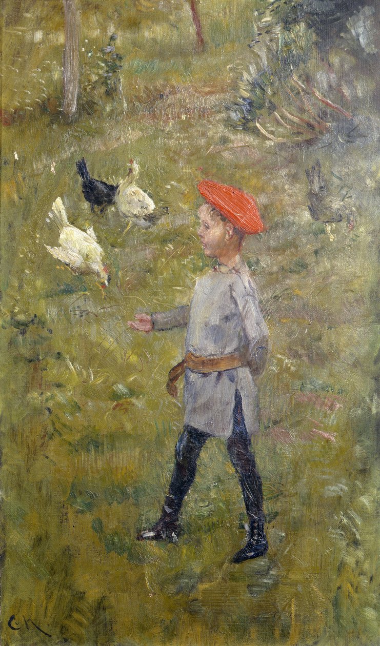 Per med hønsene, Hvitsten af Christian Krohg