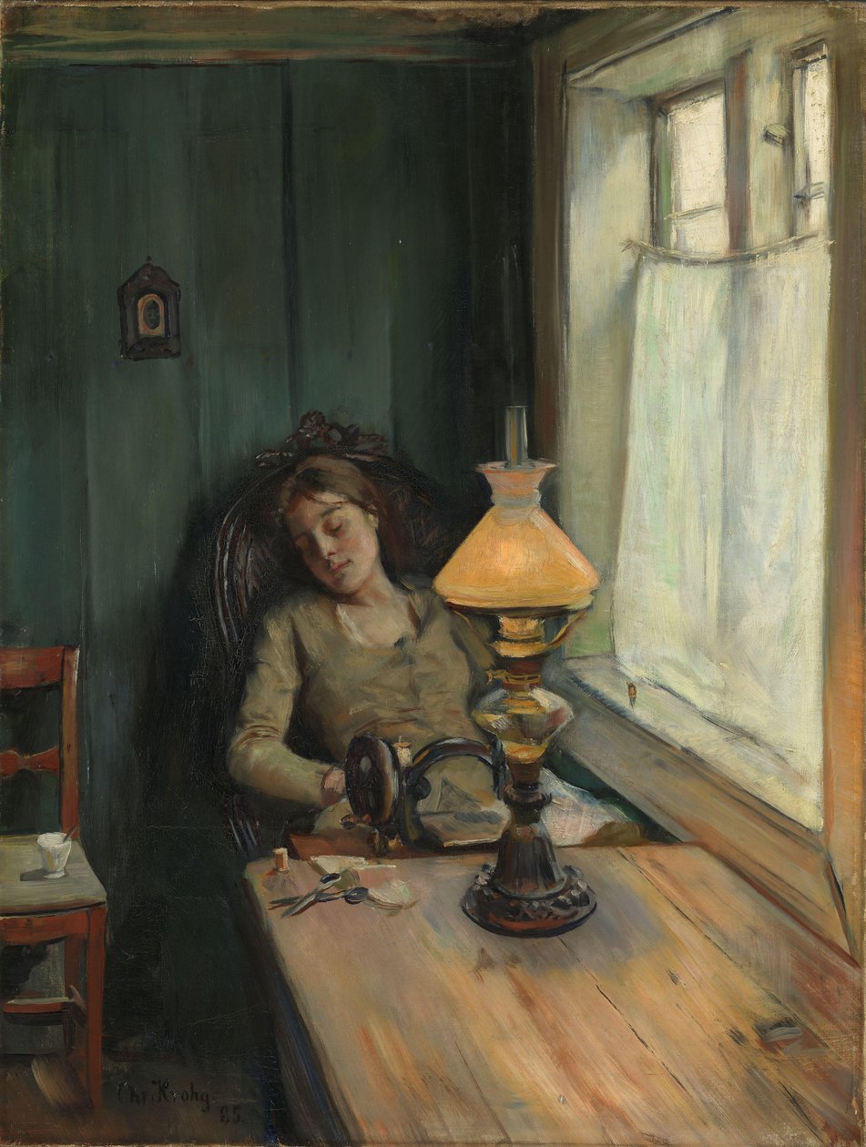 Træt af Christian Krohg