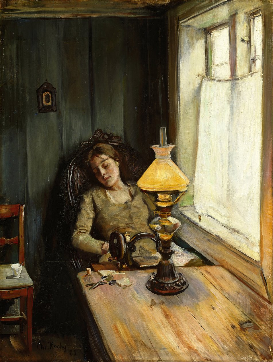 Træt af Christian Krohg