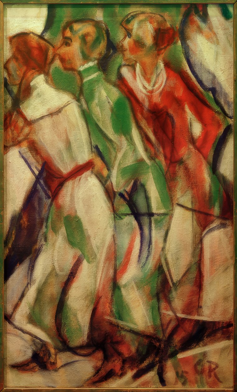 Flapper (tre piger) af Christian Rohlfs
