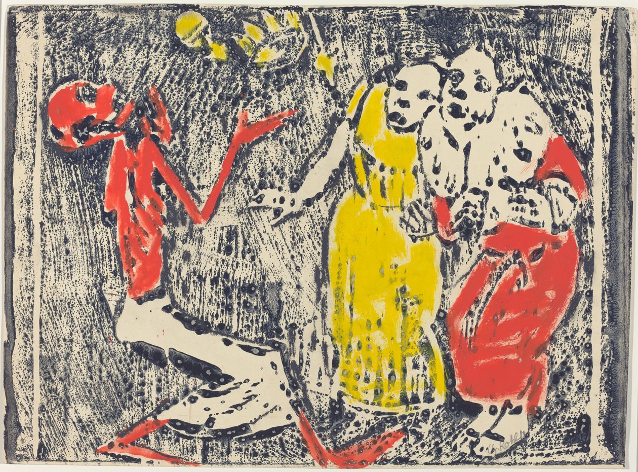 Død som jonglør, 19181919. af Christian Rohlfs