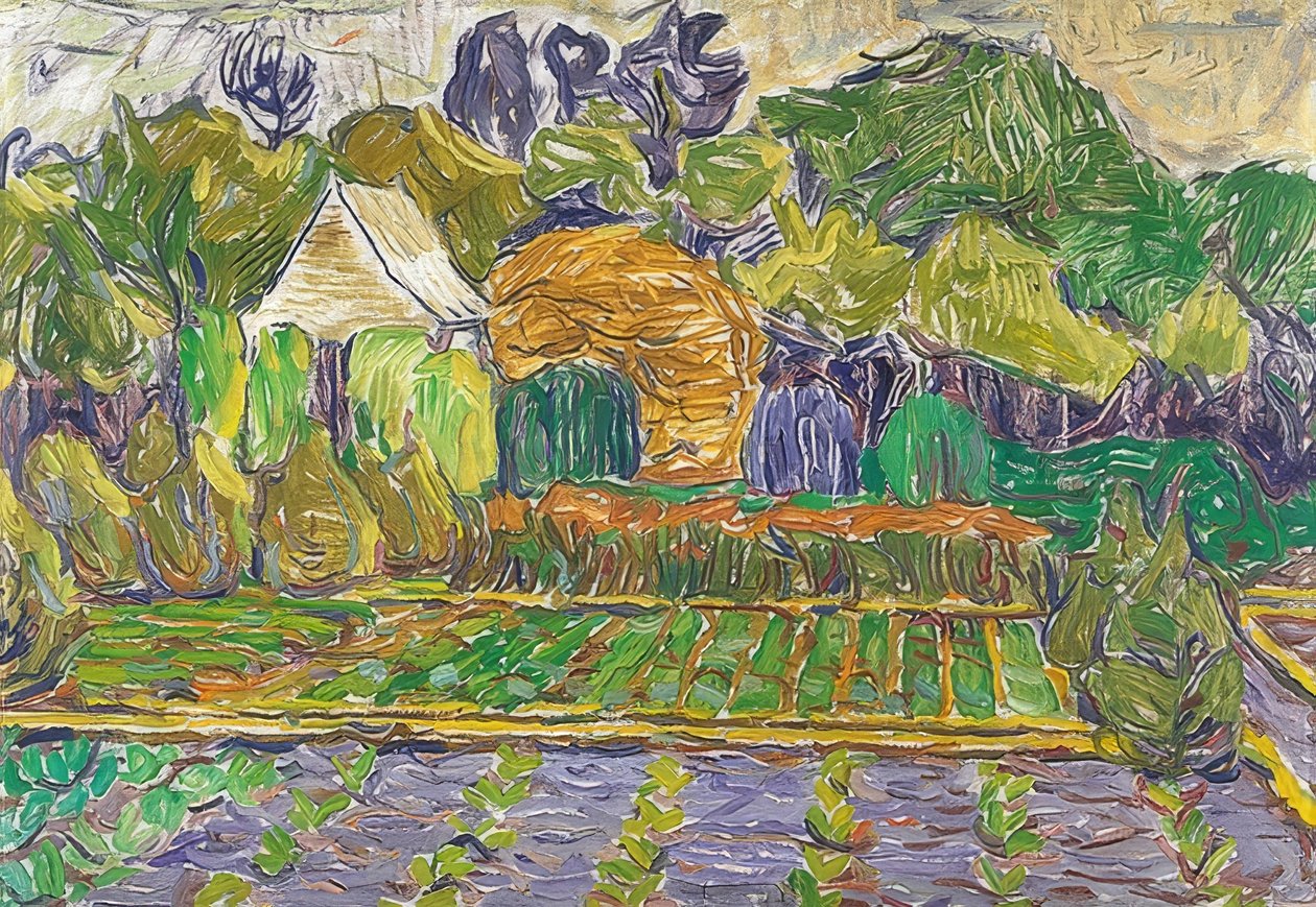 Have i Soest. Omkring 1905 af Christian Rohlfs