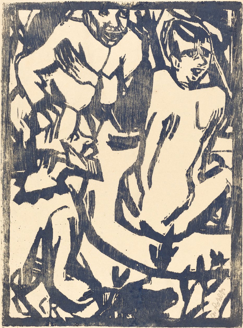 Susanna og de ældre, 19161917. af Christian Rohlfs